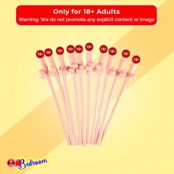Pack of Ten Willy Straws  Blow me KP-001