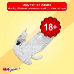 Triple Pleasure Vibrating Rabbit Penis Sleeve PES-028